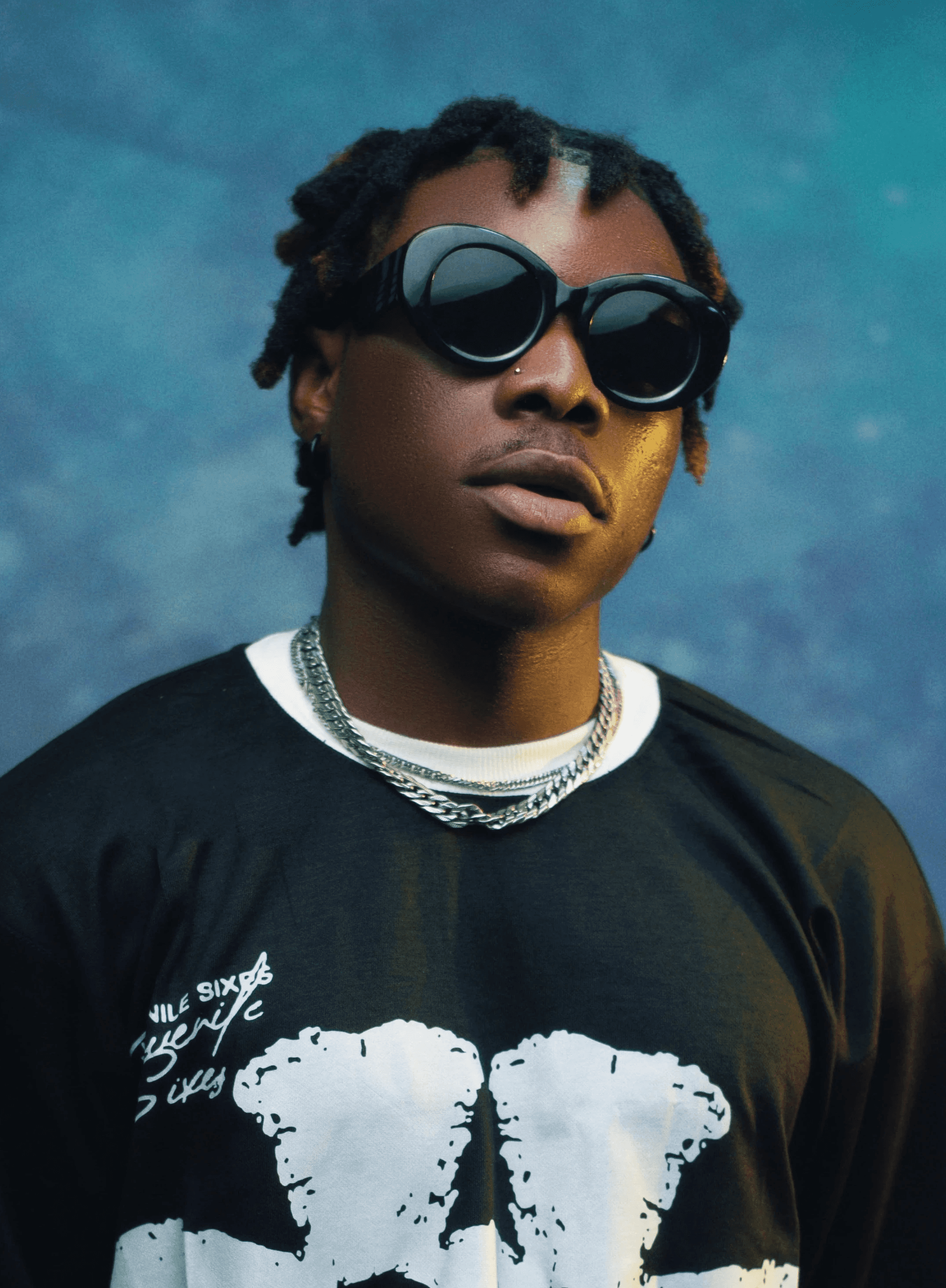 Male artist portrait with dark glasses featured by Loud Behaviour.